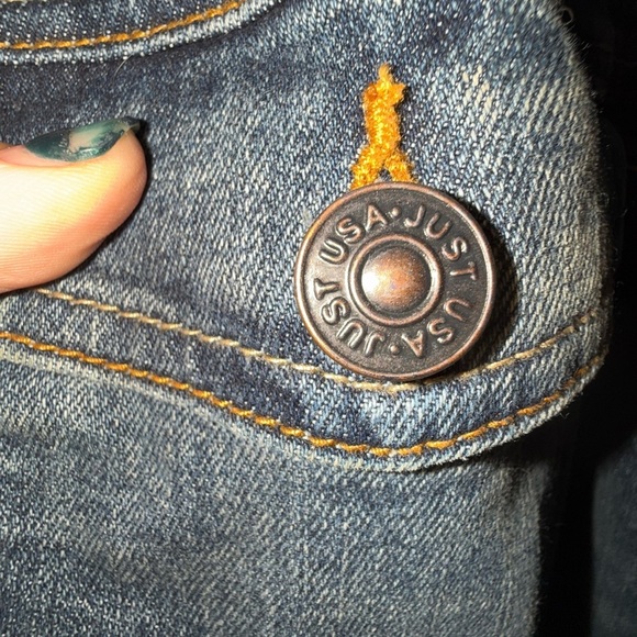 Just USA Brand Women’s Jean Jacket Size 3X - Picture 5 of 10